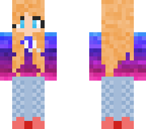 ginger hair hoodie girl updated!