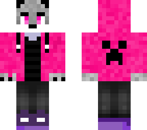 lobo con flow rosa