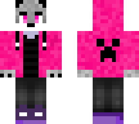 lobo con flow rosa