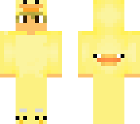 me wearing quack merch