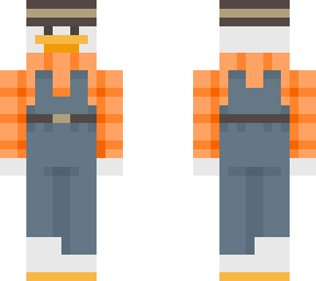orange farmer chicken