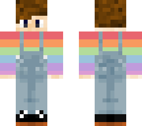 pastel overalls!