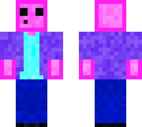 Pink Slime Guy Minecraft Skins