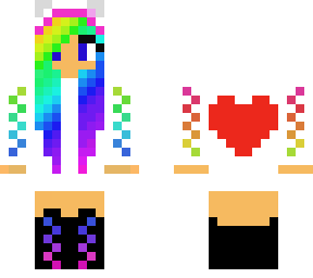 rainbow girl