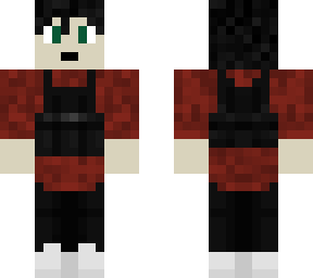 red(black hair)