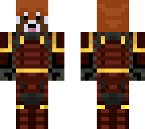 red panda samurai