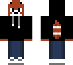 red panda with hoodie