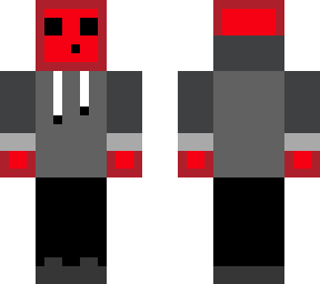red pvp slime in a hoodie