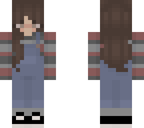 retro sweater n overalls