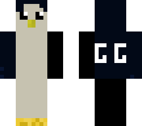 skin de pinguino editable