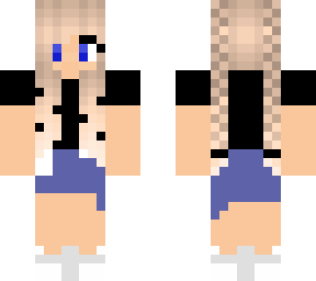 sporty girl with a skirt