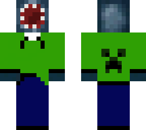 squid in creeper hoodie