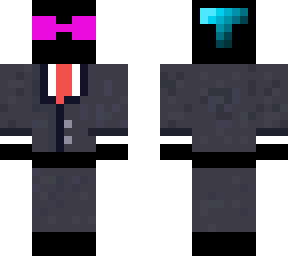 suit and cool shirt enderman