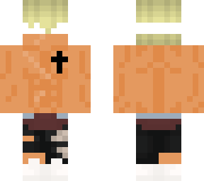 topless and scarred  goldy (with mask)
