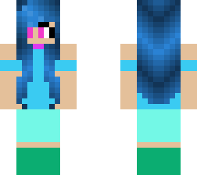 blue girl