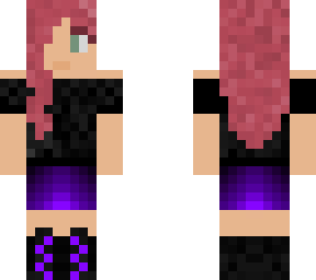 brielle- my oc -purple skirt