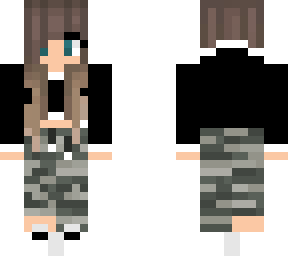 camo pants girl