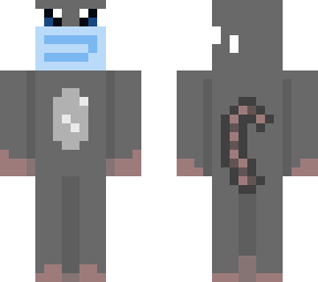 cute mice with mask