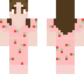 edited strawberry dress