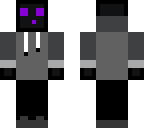ender pvp slime in a hoodie