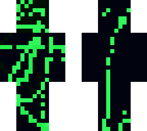 enderman splashed in paint