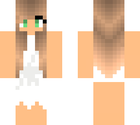 girl in bathrobe brown/green (base)