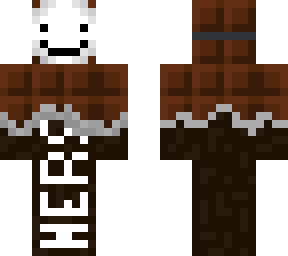 hershey bar with smiley mask