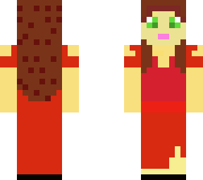 hungry's red dress skin