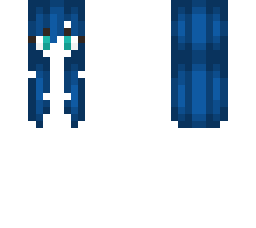 long blue hair base