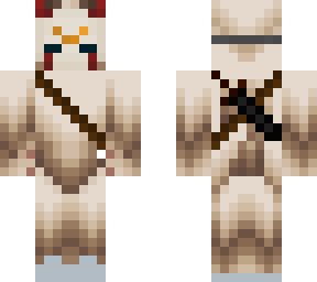 my friend and i may be going into battle so i made him a cool skin.