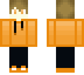 orange jacket boy