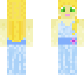 princess in blue