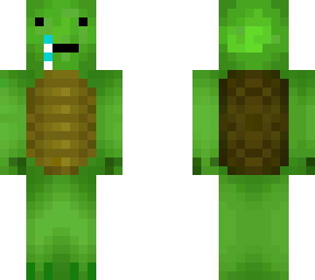 turtle with straw up nose