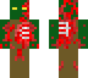 zombie that almost got completely blown up
