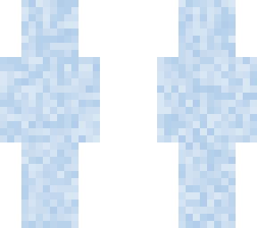 a blue mess