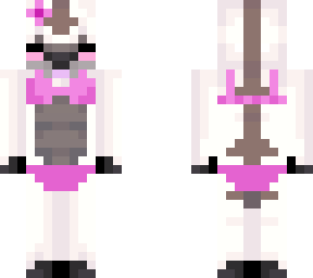 appa in a pink bikini with blush