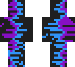 blue purple glitch