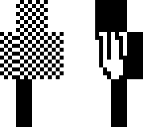 chess board _theme_black and white