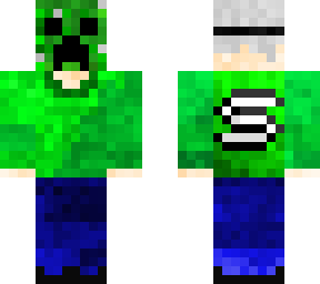 creeper mask + sweater