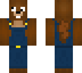 derp squirrel with overall