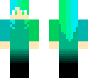 female green and blue gamer