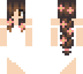 girl in white dress