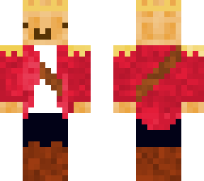 king waffle in war uniform