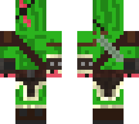 melon barbarian with sword on back