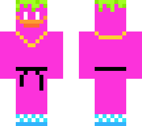 menacing pink karate duck rapper