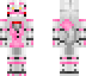 my very own animetronic! made hair color a lighter pink