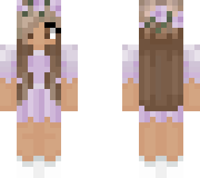 purple dress girl
