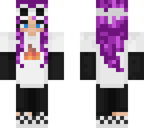 purple haired girl sapnap and georgenotfound fusion