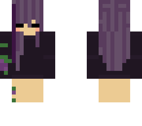 purple kawaii girl