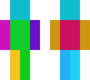 rainbow, like litterally rainbow